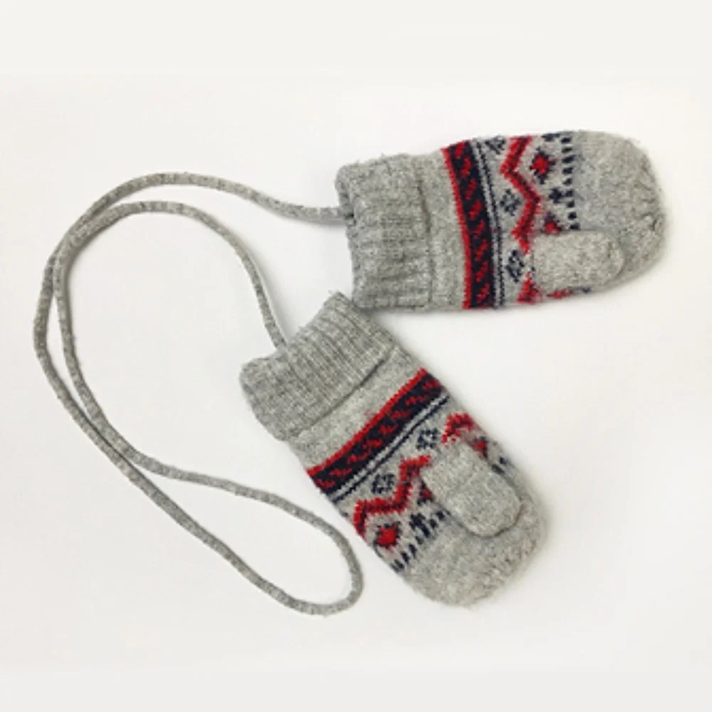 Obaibi Baby Unisex Knit Winter Warm Mittens